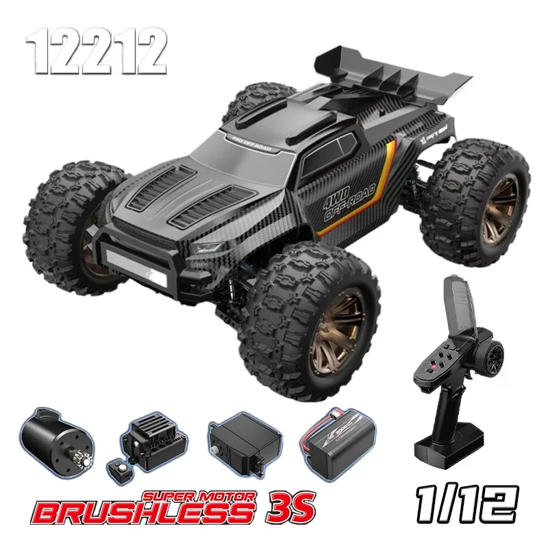 

MJX 1/12 12212 Бесщеточный 4WD RC Модель внедорожника для альпинизма Игрушка с дистанционным управлением для взрослых и мальчиков Максимальная скорость 58 км/ч
