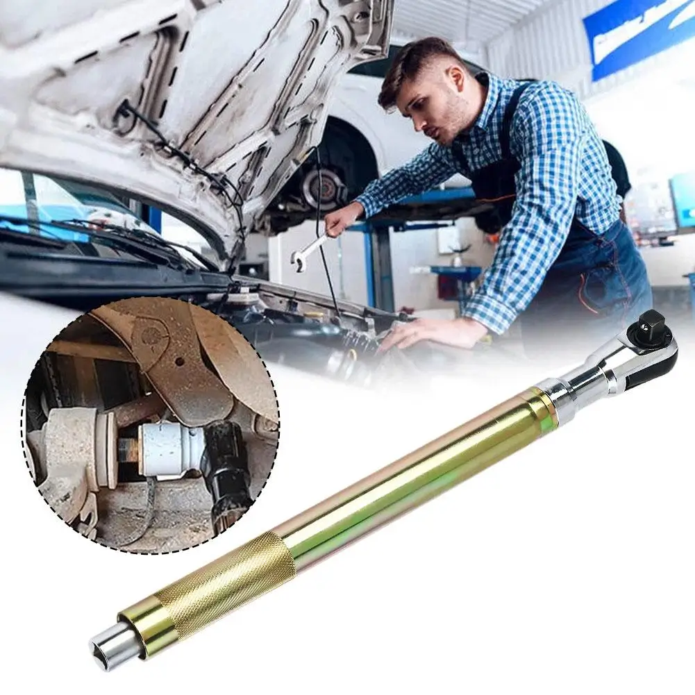 

Удлиненный гаечный ключ с храповым механизмом, электрический удлинительный автомобильный ключ, инструмент для регулировки четырех колес, аксессуары для угла выравнивания, автомобильный L4V3