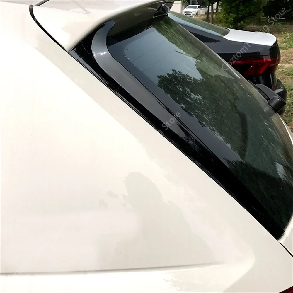 Divisor de alerón de ventana trasera de coche para VolksWagen POLO MK6 AW1 BZ1 TSI TDI MPI, kit de carrocería de ala trasera de maletero 2017 + ajuste de kit de carrocería