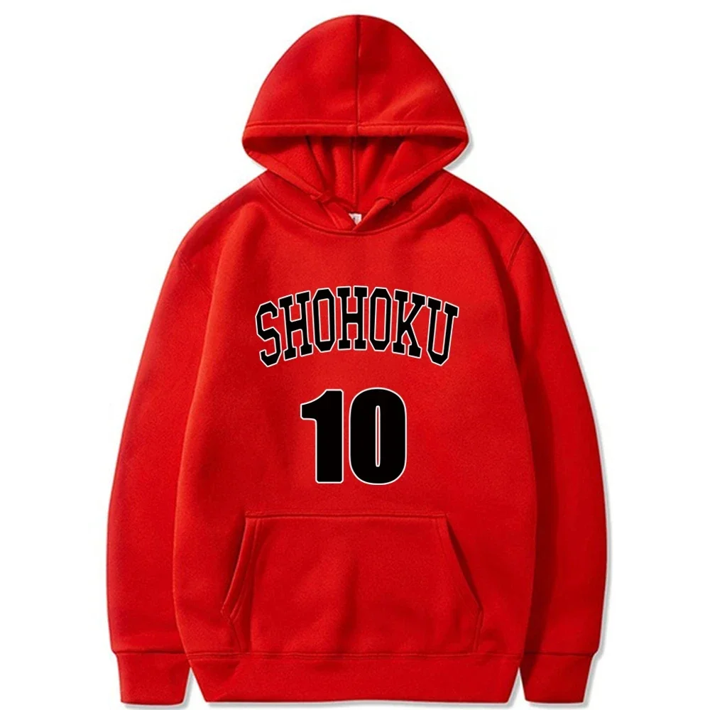 2024 Anime Slam Dunk sudaderas con capucha moda Cosplay pulóver Unisex Harajuku Hip Hop sudadera Casual diario otoño e invierno tela