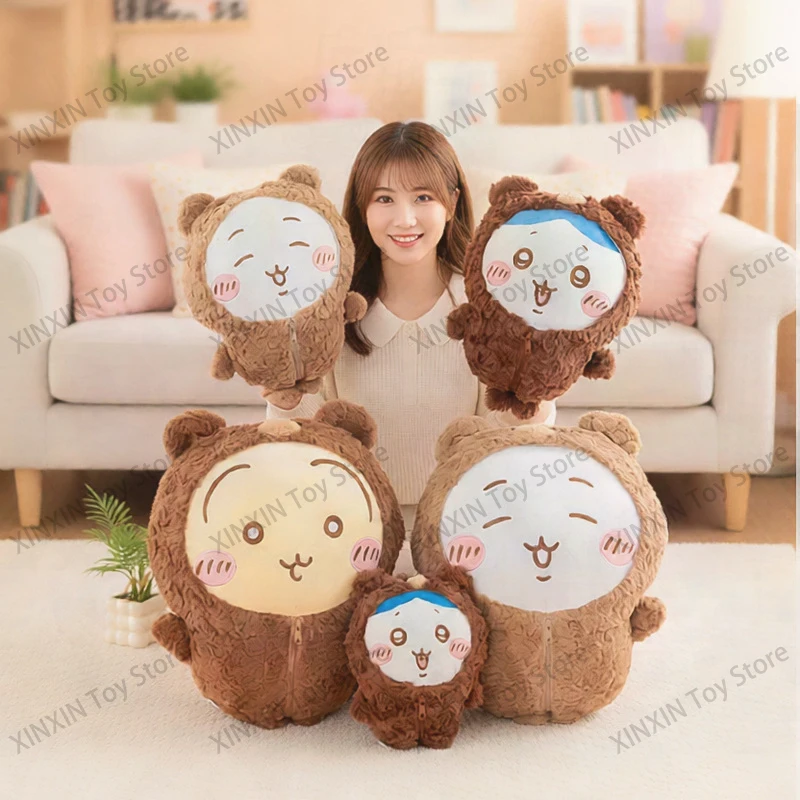 

Плюшевая игрушка Chiikawa Hachiware 60 см, мягкая подушка-игрушка Usagi, большой плюшевый зверек, подарок на день рождения для взрослых