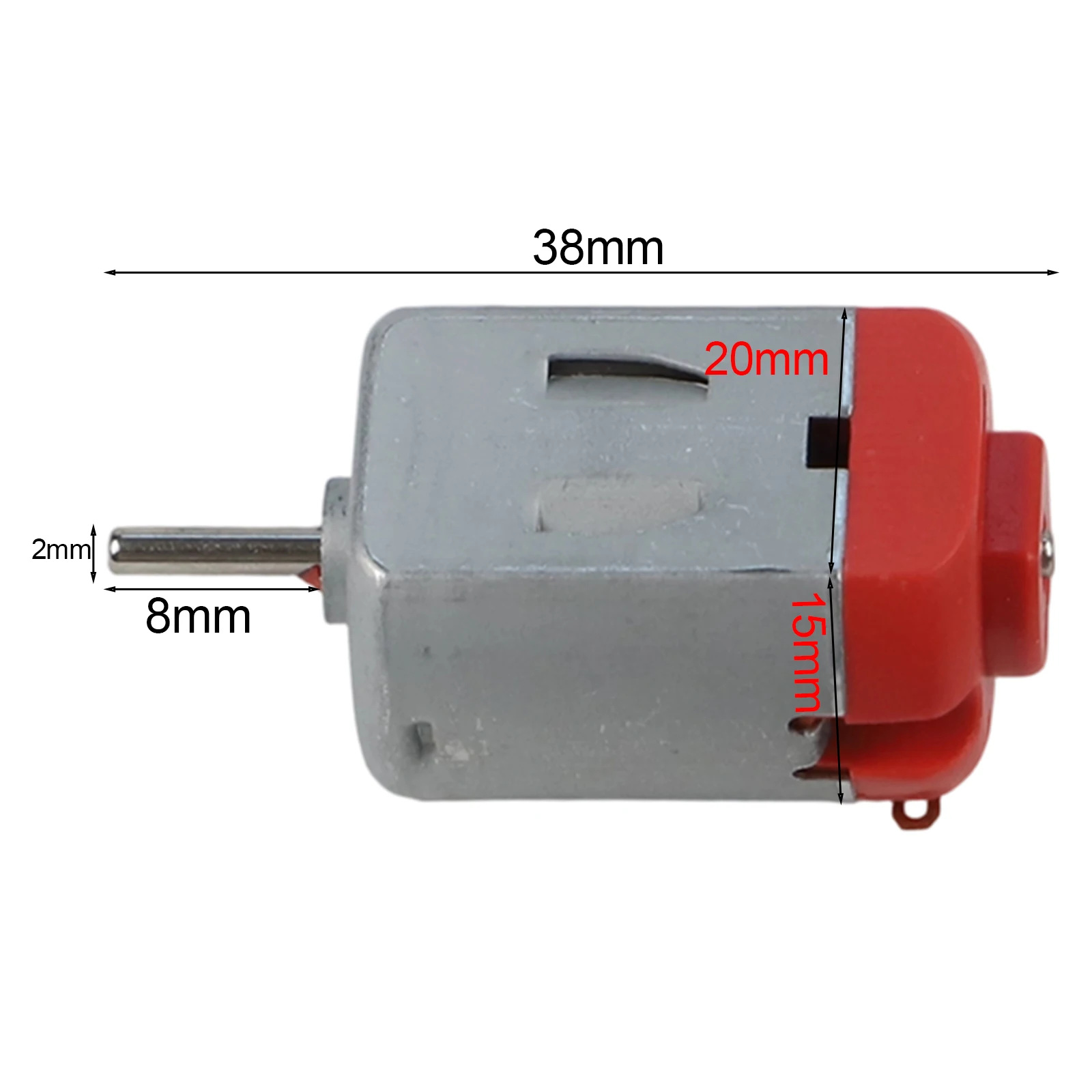 5x 130 Motor Set DC 3V to 12V Rated Voltage Low Noise 45dB CW Rotation for DIY Robotics RC Car Kits and Maker Projects