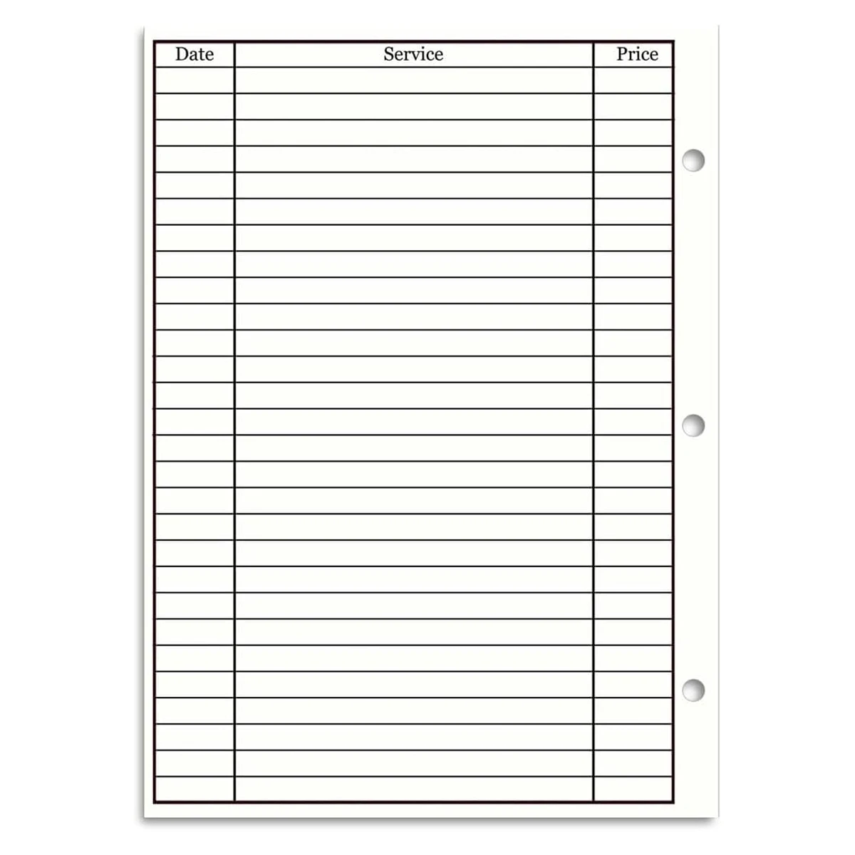 10 قطع من بطاقات بيانات العملاء، بطاقات بيانات العملاء ذات 3 فتحات، مناسبة لمصففي الشعر والصالونات وبطاقات العملاء لبيانات الأعمال السباية. #4