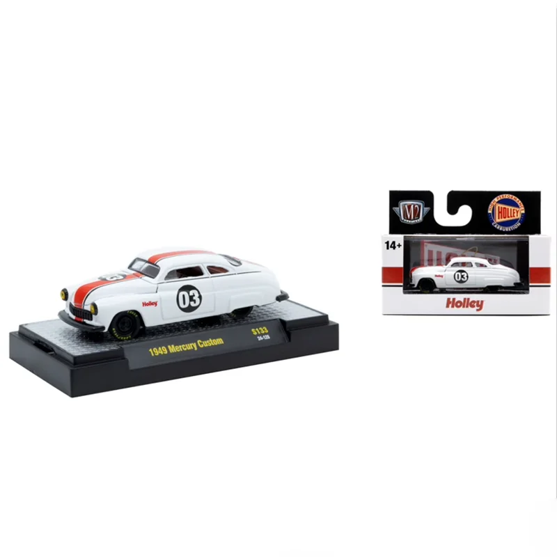 M2 Machines 1: 64 Scale 1949 Mercury Custom Classic Car Alloy Car Model Collection Display Toy Gifts And Souvenirs