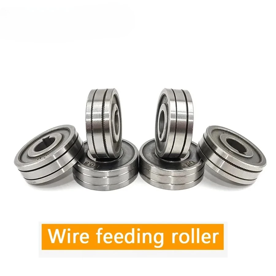MIG Welding Wire Feeding Roller V U Knurl Groove 0.6/0.8mm 0.8/1.0mm Size 30x10x10mm LRS-775S SSJ-29 Feeder Roll