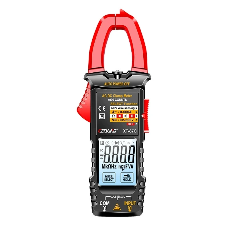 High Precision Smart Touch Screen Clamp Meter Anti-Burn Multimeter with Backlight for Home Electrical Repair Ammeter