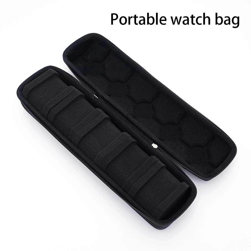 Watch Case Shockproof Bracelet Travel Jewelry Organizing Box Men Women