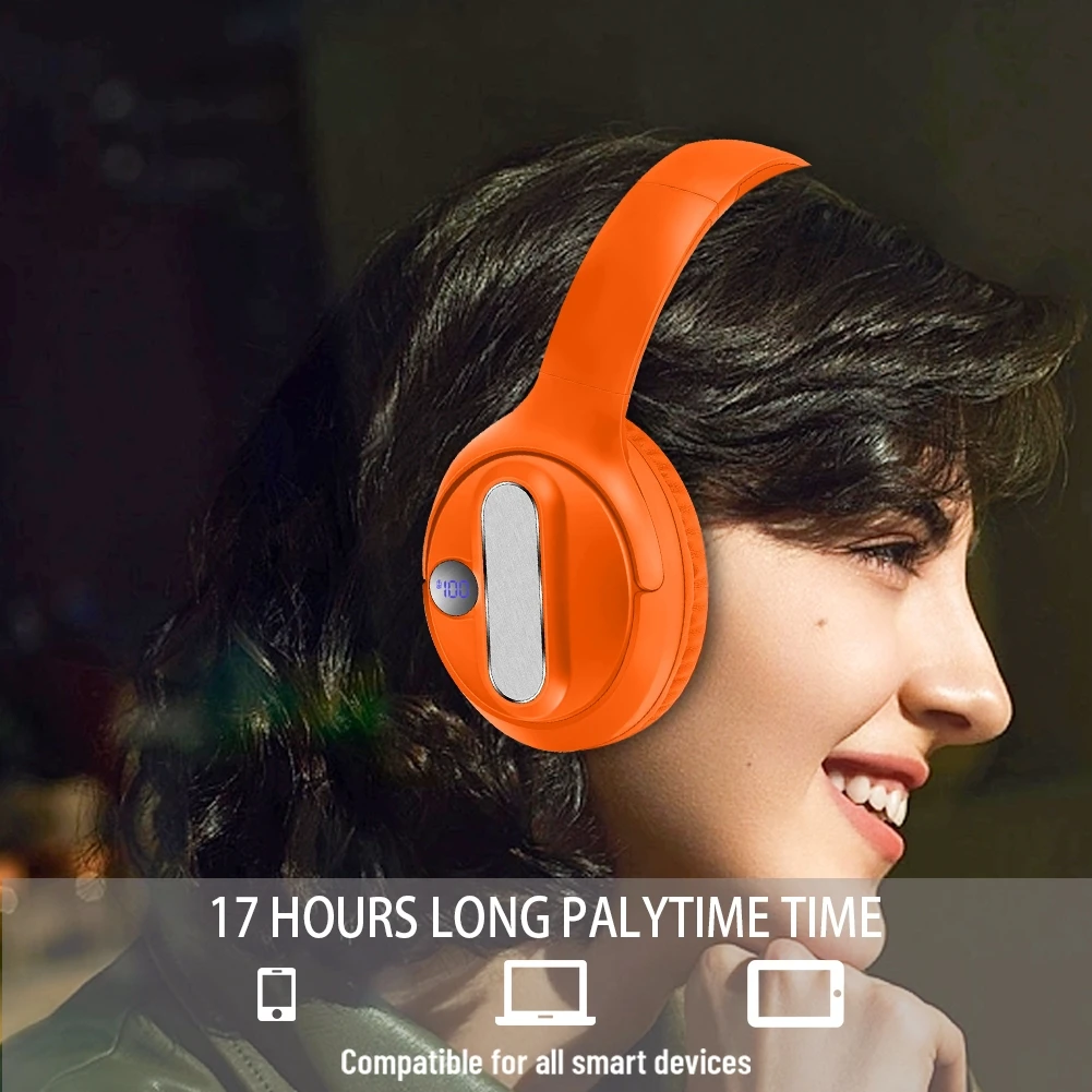 AKZ-13 Fone de ouvido sem fio, Bluetooth 5.3, música Earbuds, driver dinâmico, display digital, cancelamento de ruído