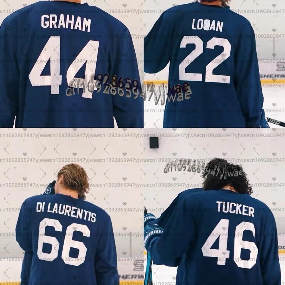 Off Campus Briar University Hockey Jersey Graham 44 22 Di Laurentis 66 Tucker46 Men Women T-Shirt Long Sleeve Men Hoodies