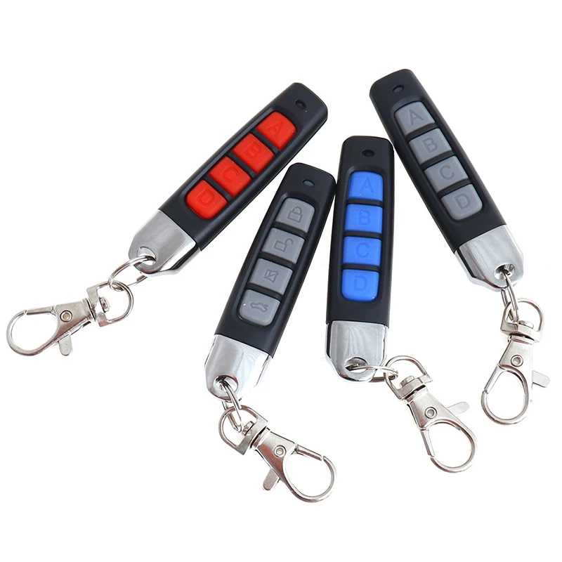433MHZ 4 Buttons Clone Remote Control Wireless Transmitter Garage Gate Door Electric Copy Controller Anti-theft Lock Key