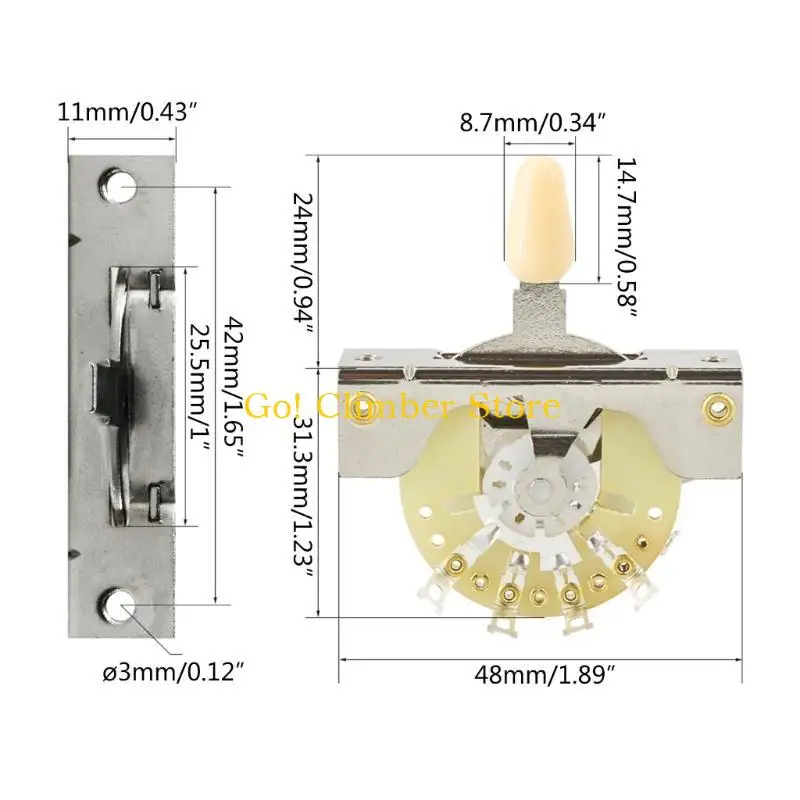 Q84C الغيتار الكهربائي التبديل 3 طريقة لاقط مفتاح جهاز انتقاء شيفتر تحويل التبديل