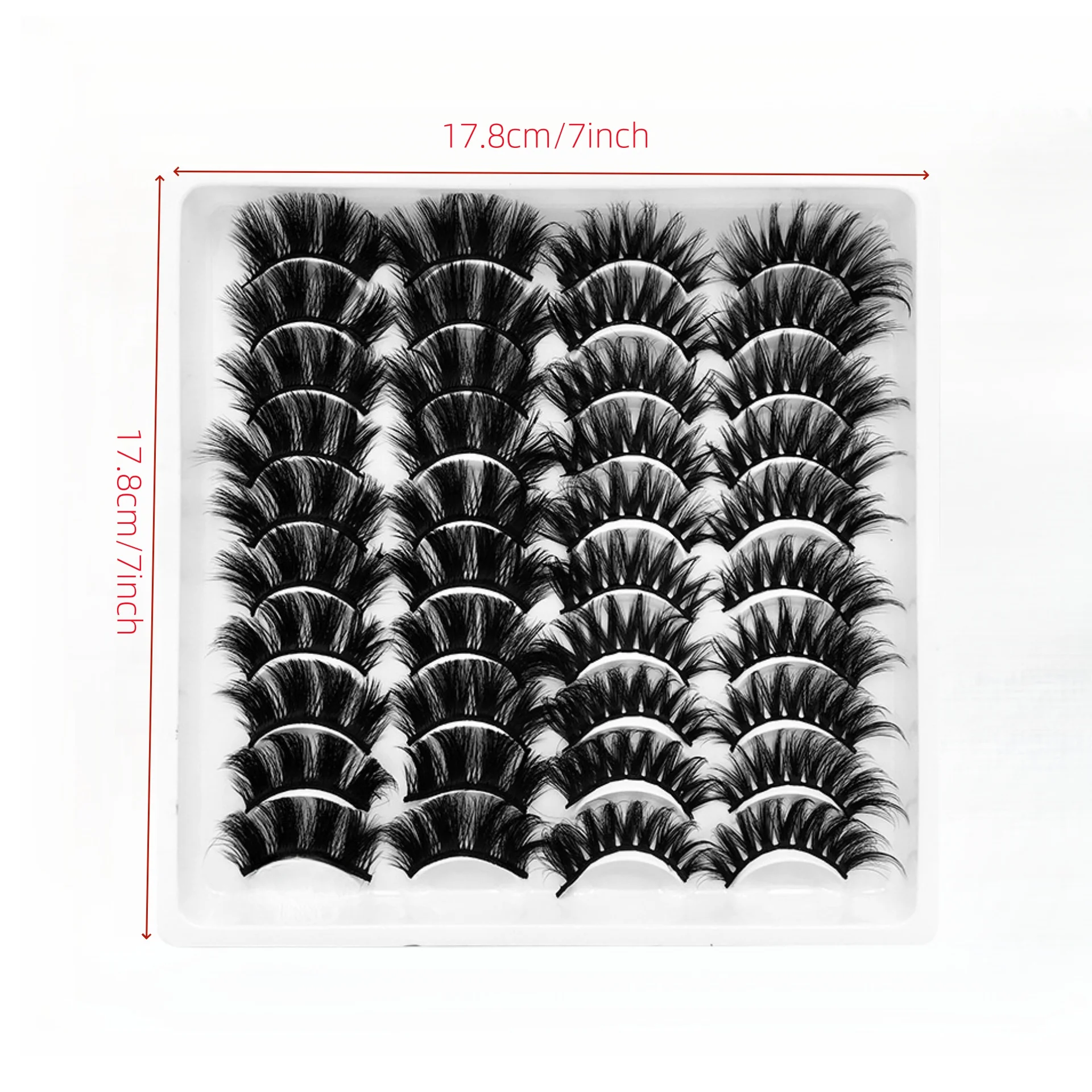 20 زوجًا من الرموش الصناعية الاصطناعية الطبيعية 6D، تجعيد رقيق وسميك، ليس من السهل فقدانها، رموش اصطناعية طويلة الأمد للاستخدام اليومي #2