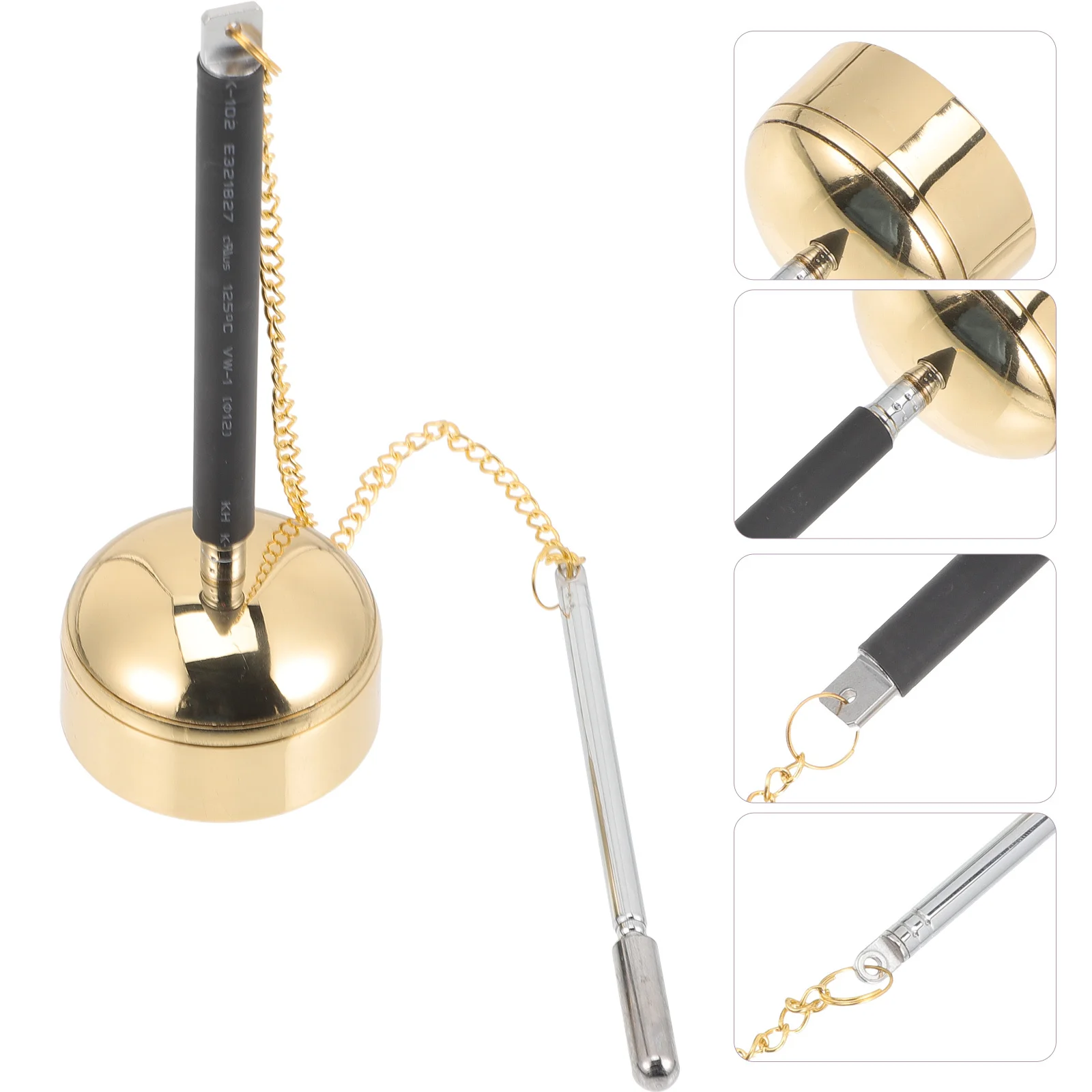 Messing Yin Qing Tempel Ritual Ware Langlebiges buddhistisches Instrument Knackiger Klang Meditationsglockenspiel Dekoratives Bastelgeschenk