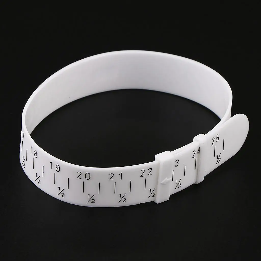 Plastic Bracelet Bangle Sizer Adjustable Jewelry Measuring Tool for Machine Make Bracelets Beads and Ring Sizer