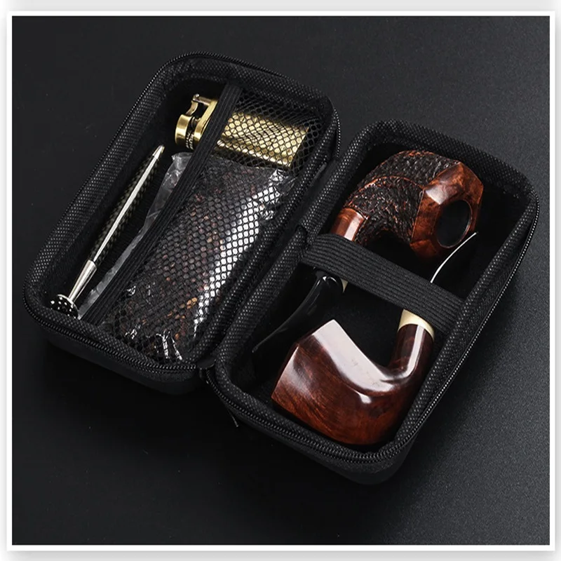 

Аксессуары для курения табачных трубок, чехол для переноски на молнии из ЭВА, сумка для хранения двух трубок и аксессуаров для дыма