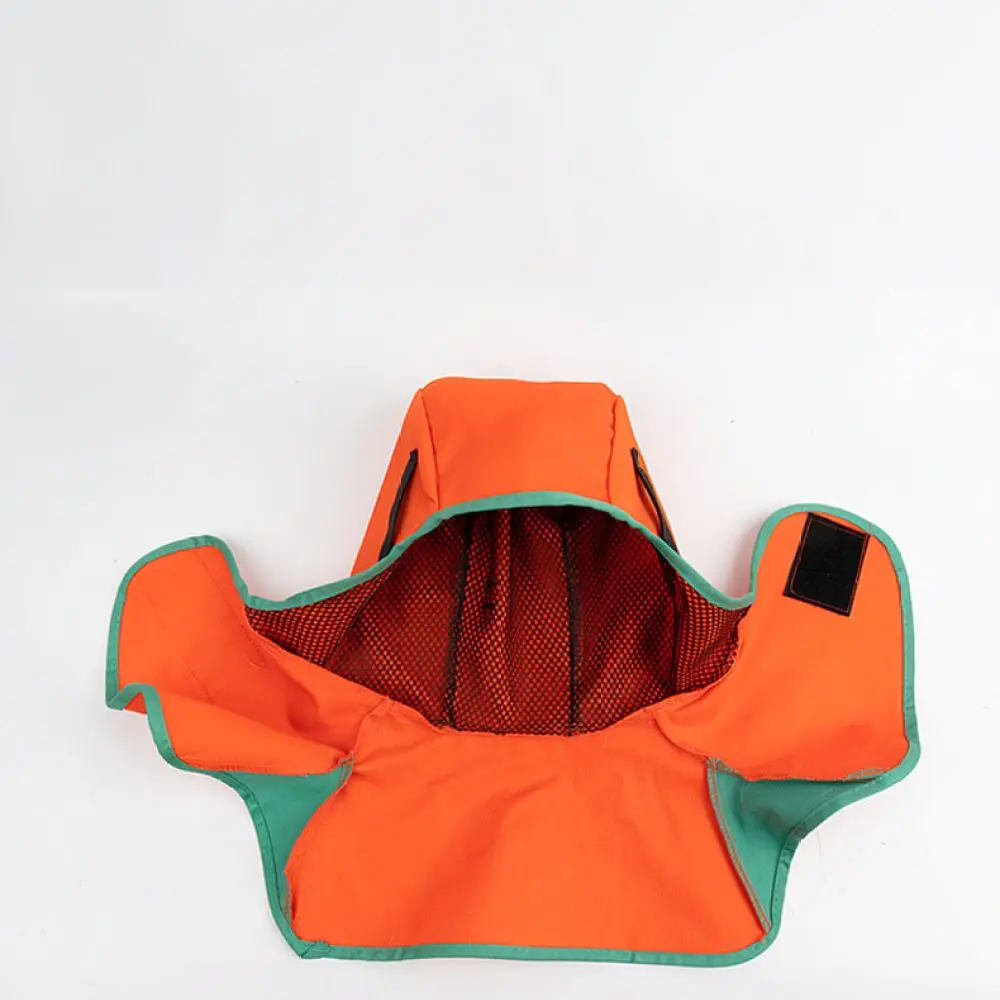 Flame Resistant Welding Hood Shawl Protective Gear Anti Fire Spark Splash Cap For Industrial Metal Processing Work