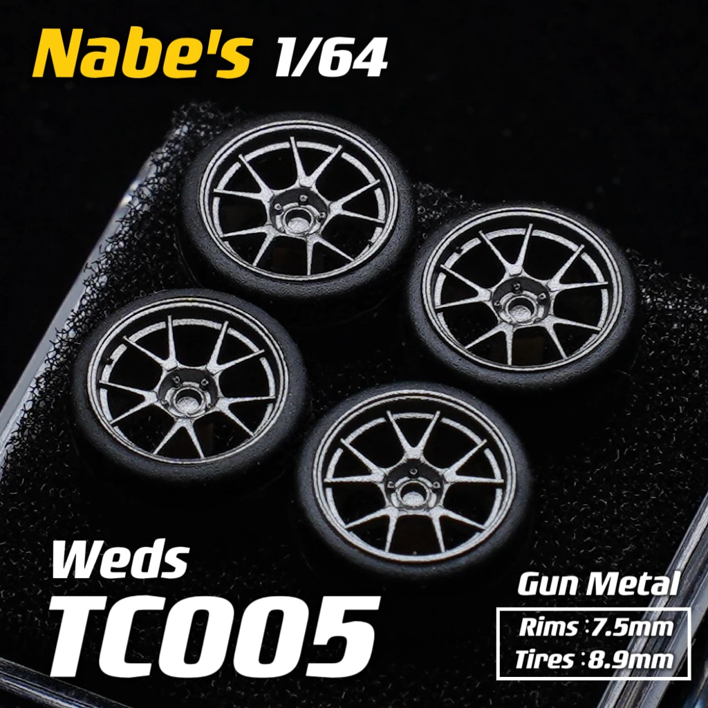1/64 ナベス X チカ 10.5mm/9.7mm/8.9mm ホイール タイヤ OZ HLT