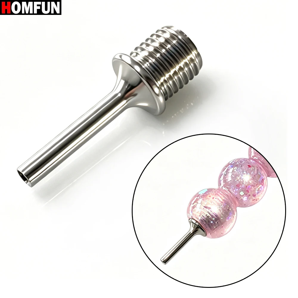 HOMFUN Nova Ponta de Caneta para Pintura Diamante com 1 Cabeça, Robusta, Durável, Fina, Multifuncional, Ponta Rosqueada, Acessório para Ferramentas de Bordado e Nail Art