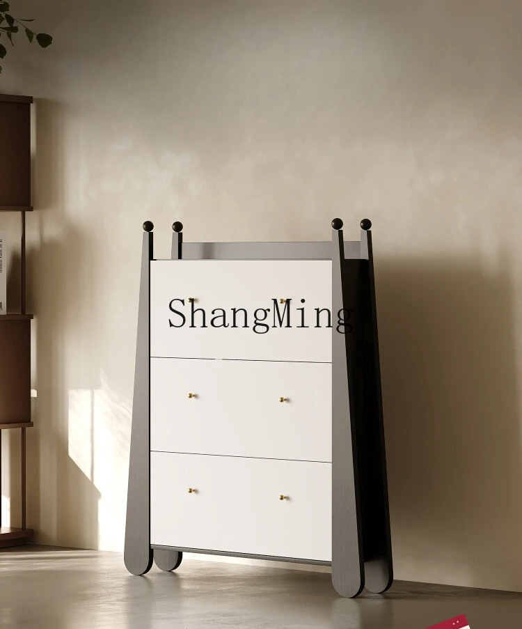

CL minimalist ultra-thin shoe cabinet tipping bucket household large-capacity door cabinet narrow bucket cabinet