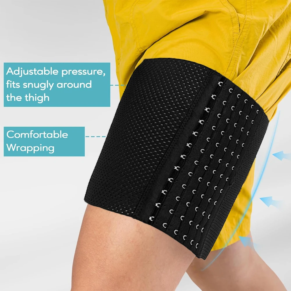 1 Paar Oberschenkeltrainer für Frauen, Shapewear, Beinkontrolle, schlankmachender Body Shaper, Oberschenkel-Cincher-Band – Oberschenkel-Kompressionsmanschette – Detail 4
