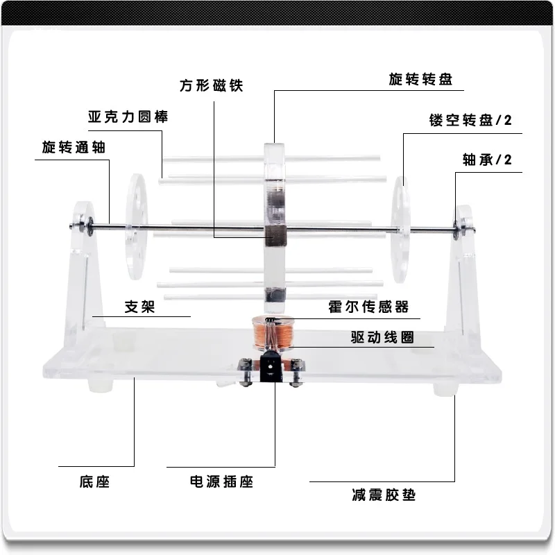 

Электромагнитная индукционная модель двигателя Холла для производства, научно-образовательное оборудование, самодельные учебные пособия по физике
