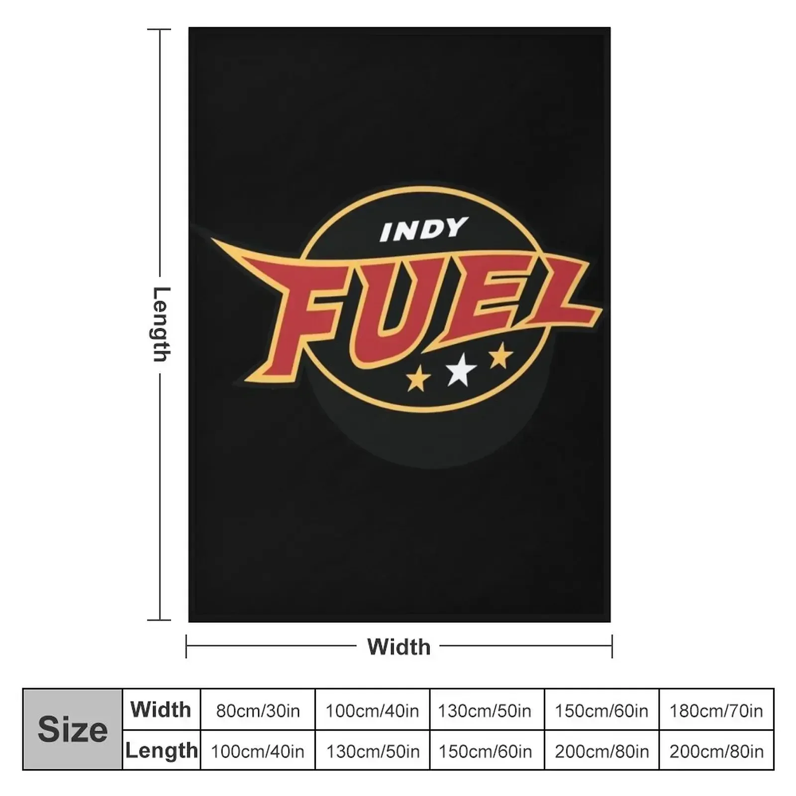 Indy Fuel Throw Blanket couch cozy soft plush fuzzy picnic outdoor blanket