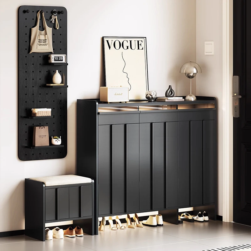 

Designer Modern Shoe Shelf Entrance Hall Living Room Organizer Storage Mobile Shoe Cabinet Slippers Muebles Hotel Furniture