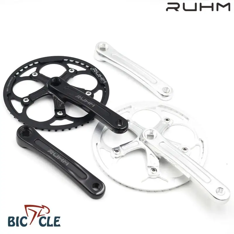 

Ruhm Folding Bicycle Aluminum Alloy Tooth Plate 50T Square Hole BCD130 Crank Plate Tooth Plate 170MM Bicycle Parts For Brompton