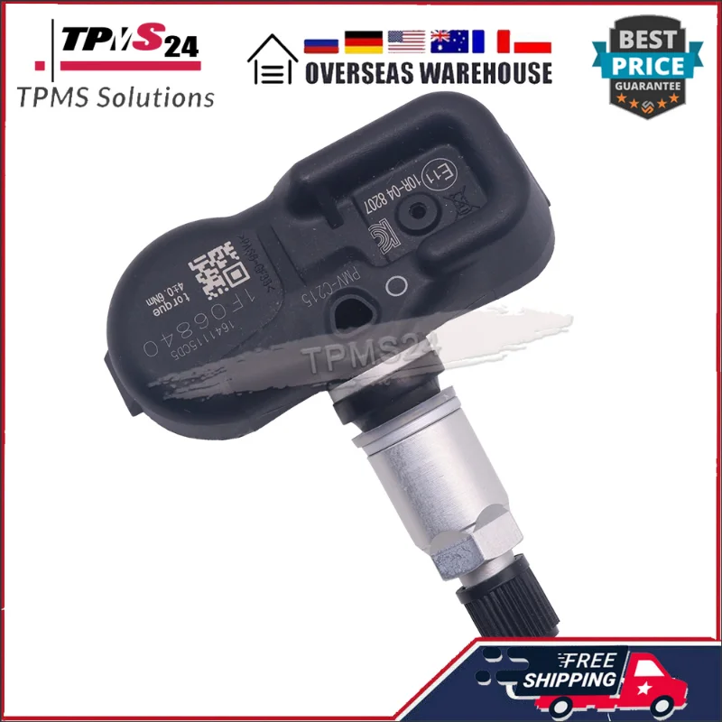 도요타 랜드 크루저 RAV4 프라도 C-HR 캠리용, 타이어 압력 TPMS 센서, PMV-C215 42607-48020 42607-02070, 433MHZ