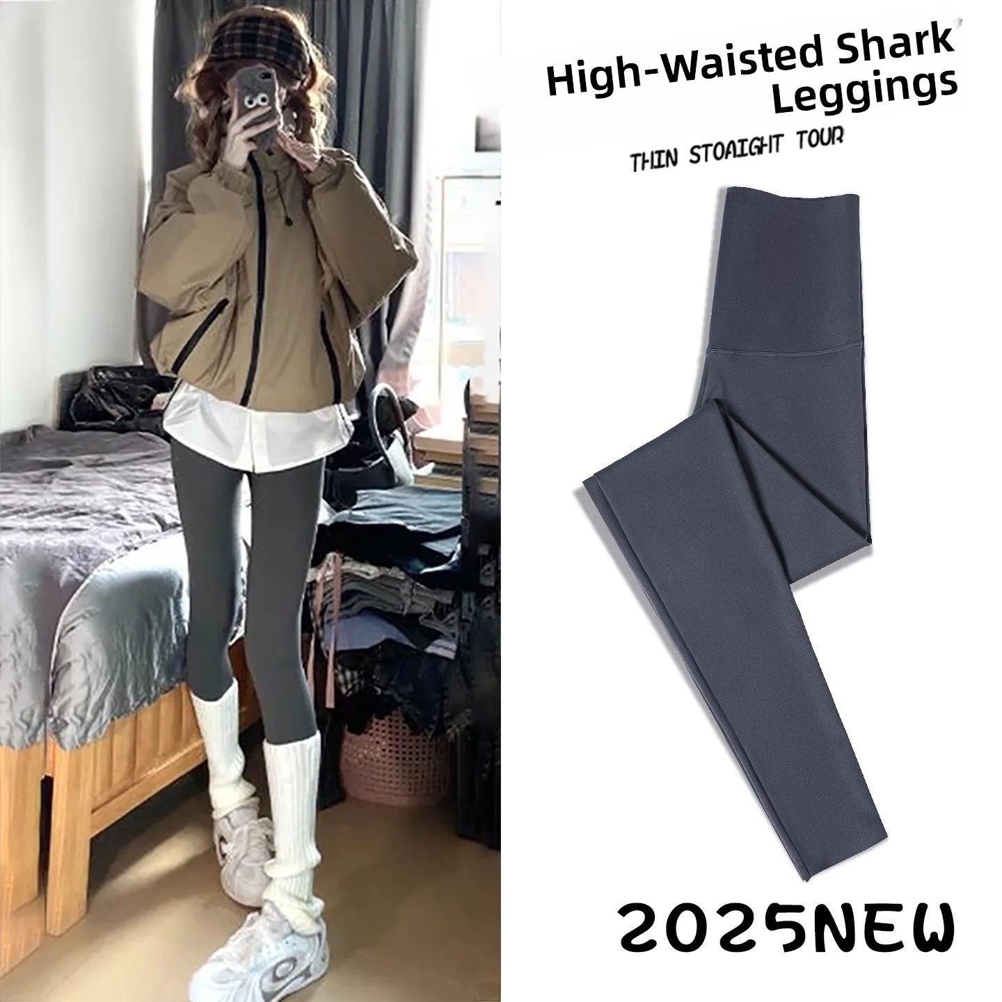 

Женские утепленные флисом леггинсы для йоги с высокой талией, эффектом подтяжки ягодиц, базовый слой, облегающие, осенне-зимние, эластичные