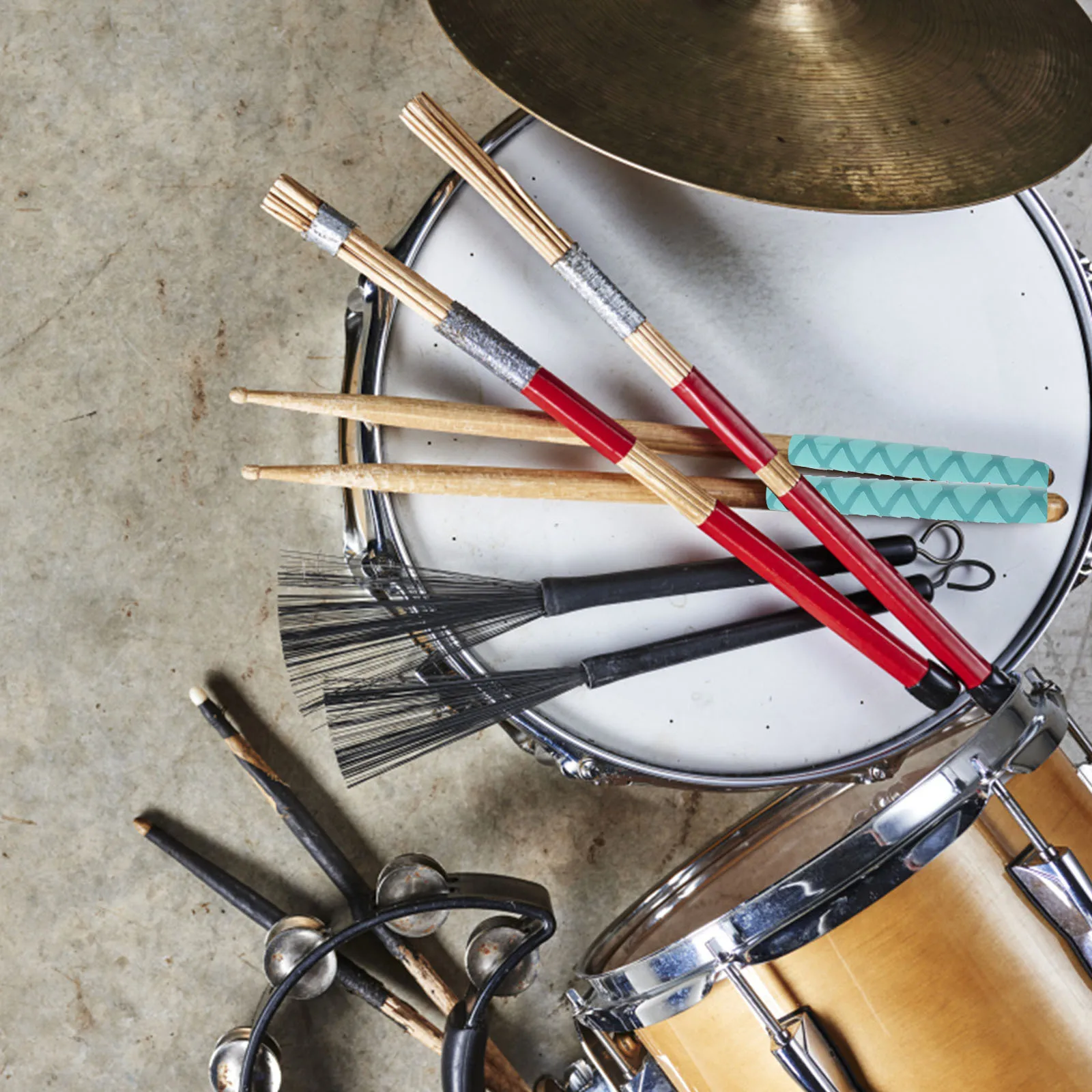 

5Pcs Anti-Skid Handle Shrink Sleeve Heat Shrink Tubing Multi-Use Fishing Rod Wrap Drumstick Wrap Insulated Grip Cover