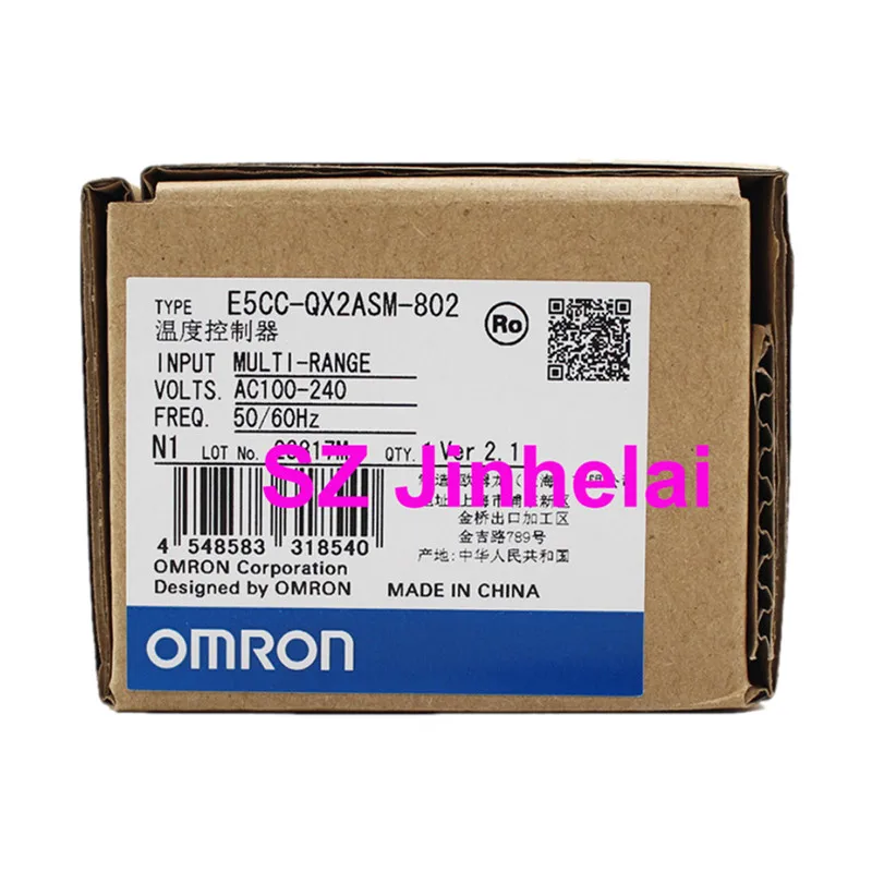 E5CC-QX2ASM-801สวิทช์ควบคุมอุณหภูมิดิจิตอล Omron ของแท้ E5CC-RX2ASM-801 E5CC-QX2ASM-802 E5CC-RX2ASM-802