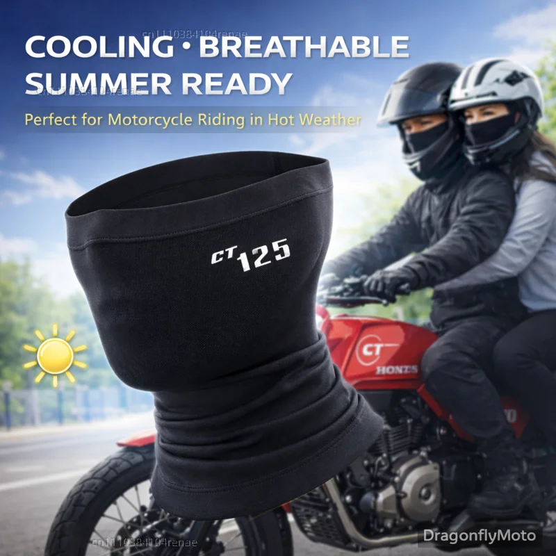 

For HONDA CT125 CT 125 2020 2021 Universal Motorcycle Windproof Summer Cycling Face Cover Neck Tube Breathable Custom Logo