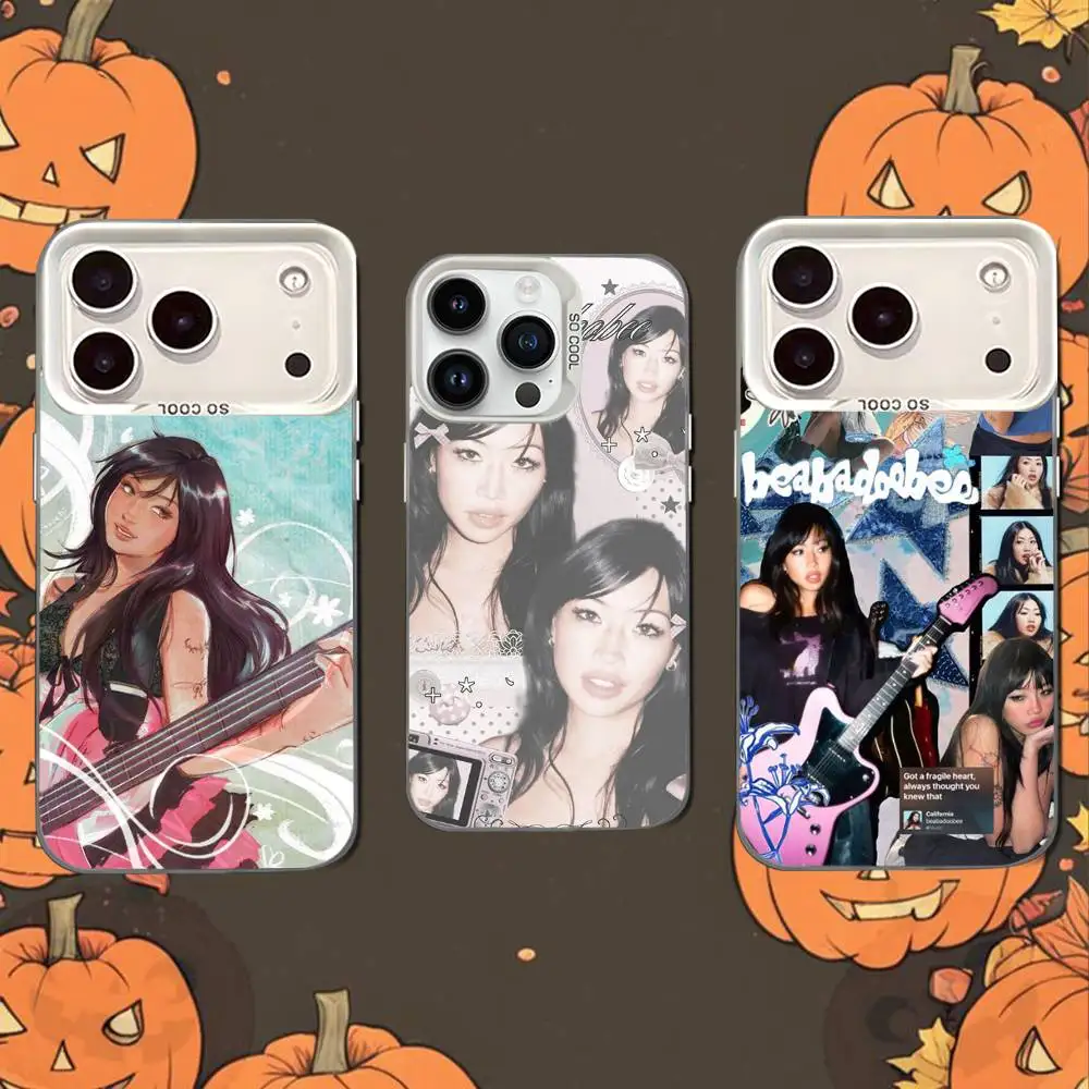 

B-beabadoobeeS B-Beatopia For iPhone 15,16,17,11,13,12,14,Pro,SE4,Max,Plus,Air,Mini Anti Fall White Hard Bumper Phone Case