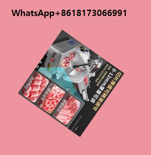 Fully automatic slicer, commercial hot pot restaurant lamb roll planer, beef roll planer