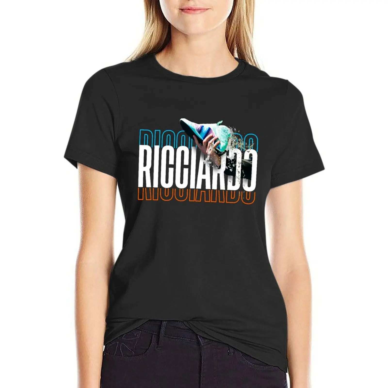 Ricciardo Shoey T-Shirt customs design your own korean fashion Women's cotton t-shirt