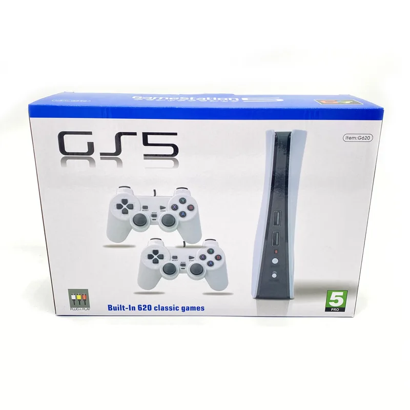 لوحة ألعاب لاسلكية محمولة G620A وحدة تحكم ألعاب تلفزيون 8 بت ريترو كونسول لعبة فيديو مدمجة 620 محطة ألعاب كلاسيكية مخرج USB AV #2