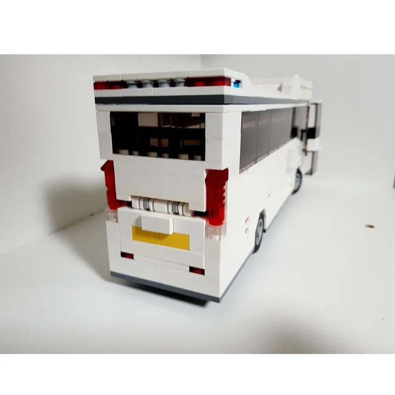 

MOC-34473 New City Tour Bus Building Block Model 687 Parts MOC Creative Birthday Building Block Toy Gift for Boys and Children