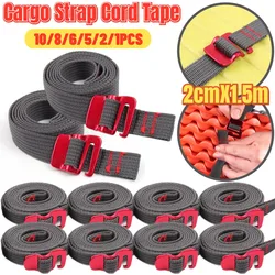 Buckle Tie-Down Belt Cargo Straps Outdoor Quick Release Cord Tape Rope Travel Backpack Fixed Strap Tension Belts Fixing Strap