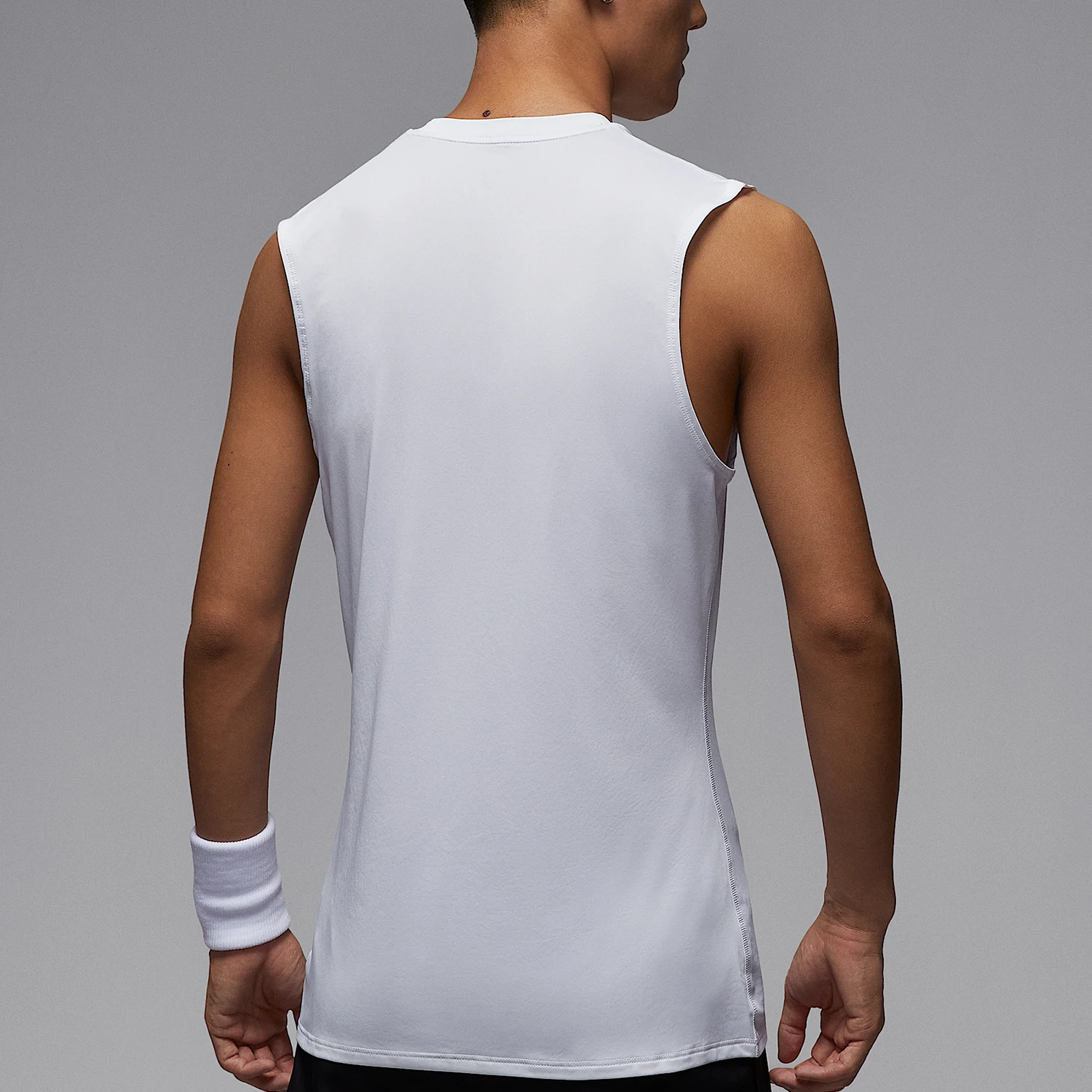 Nike genuine JORDAN men's sleeveless tight fitting sports simple T-shirt vest HV4102-100