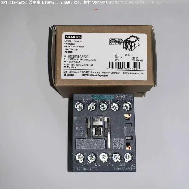 3RT2018-1AF01/1AF02 3RT2018-2AF01/2AF02 Schütz