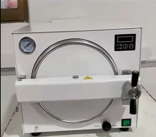 14L 18L Dental Autoclave Vertical Sterilizer, Portable Dry Heat Sterilizer for Nail Tools & Dental Instruments