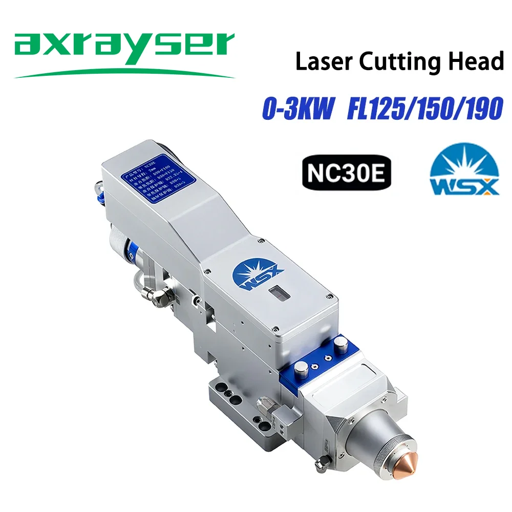 

WSX Laser Cutting Head 3KW NC30E Automatic Focusing FL125 150 190 for Fiber CNC Machine Parts