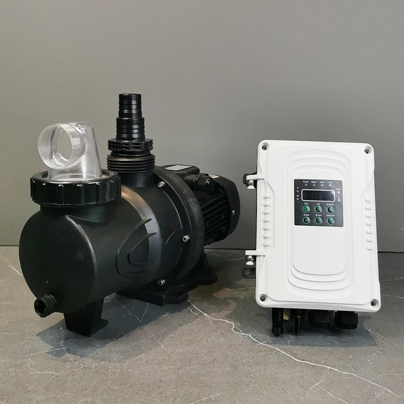 

HZUSUN 200 Вт солнечный насос для бассейна DC 24 В работает с 1 шт. солнечной панелью с питанием для небольшого дома, комплект водяного насоса для надземного бассейна