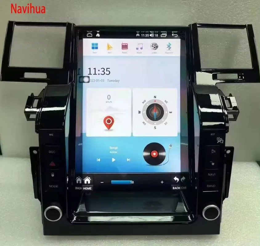 For Tesla Ekran Range Rover Sport L320 Android 2005 2009 Steering Wheels Car Radio GPS Auto Electronics Android Radio