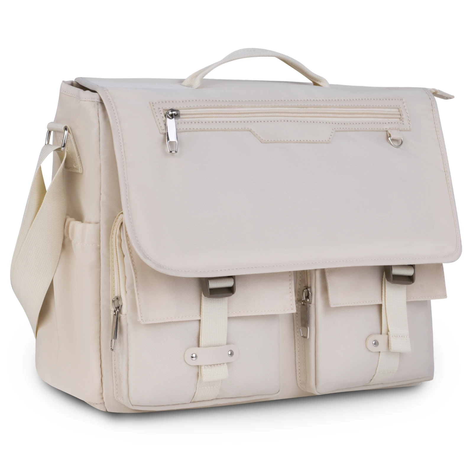 

Модная повседневная сумка через плечо для ноутбука в студенческом стиле с несколькими карманами