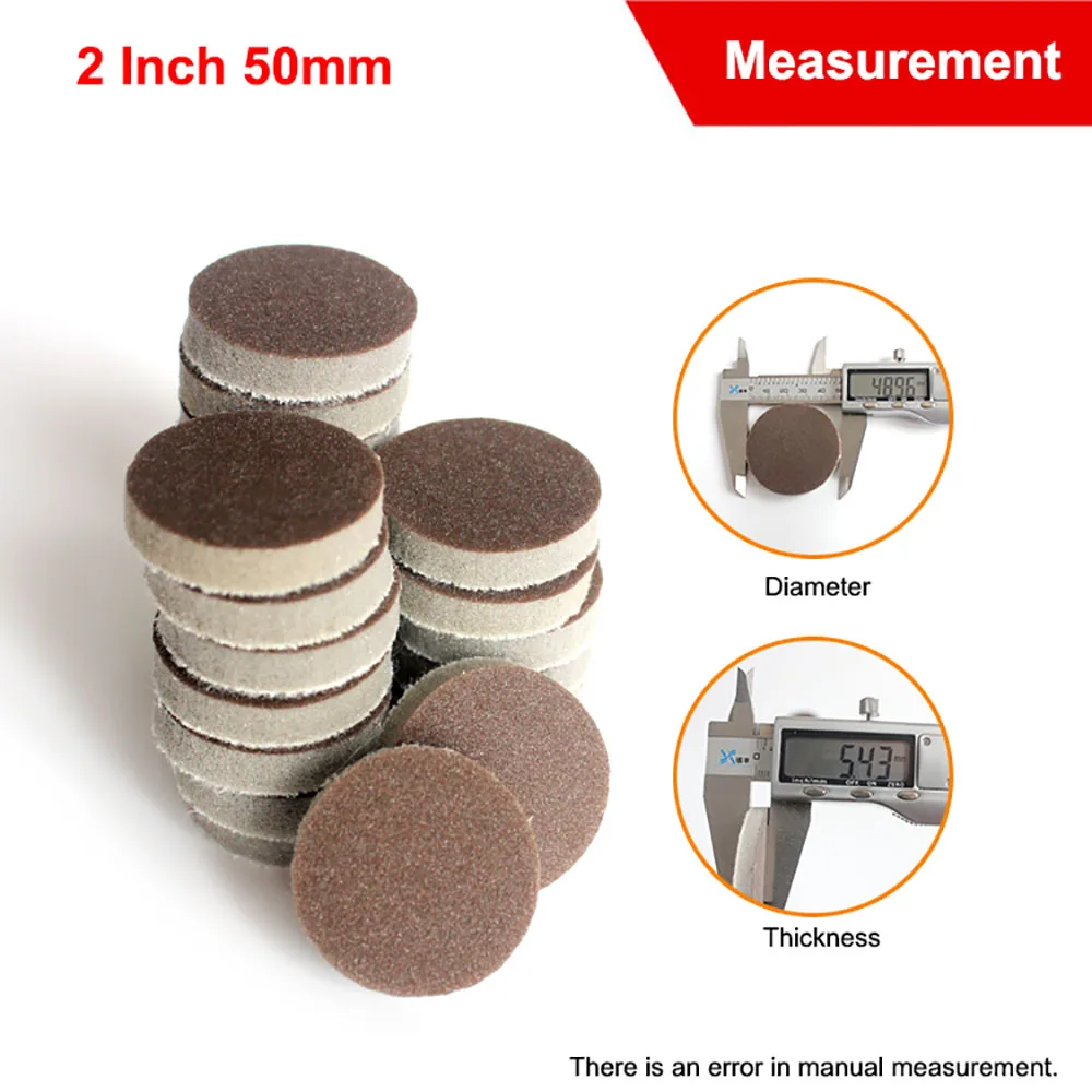 1 Inch ~5 Inch Hook&Loop Sponge Sandpaper Disc 300-2000 Grit Dry Wet Flocking Sanding Paper Polishing Grinding Tools