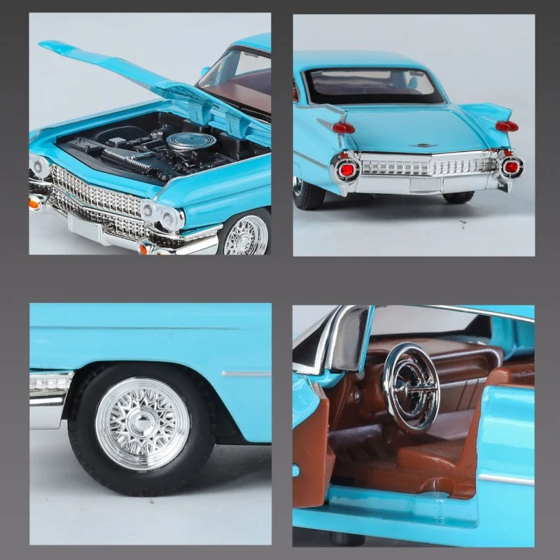 1:32 Eldorado Biarritz سبيكة سيارة نموذج الصوت والضوء التراجع لعبة الأطفال المقتنيات هدية عيد ميلاد