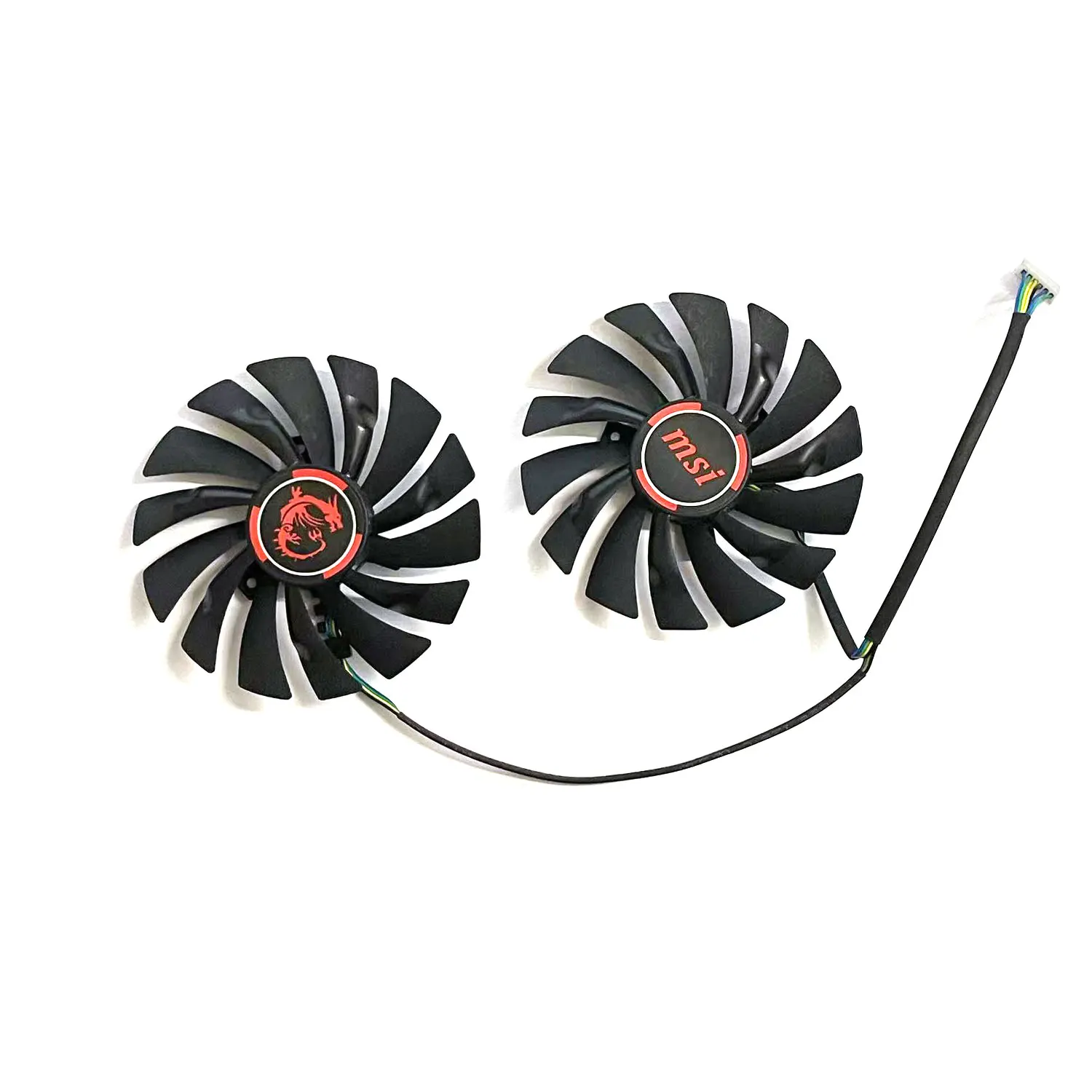 95MM PLD10010S12HH 6-pinowy wentylator chłodzący kartę graficzną do MSI GTX970 GeForce GTX 970 GAMING Podwójne wentylatory Podwójny wentylator chłodzący