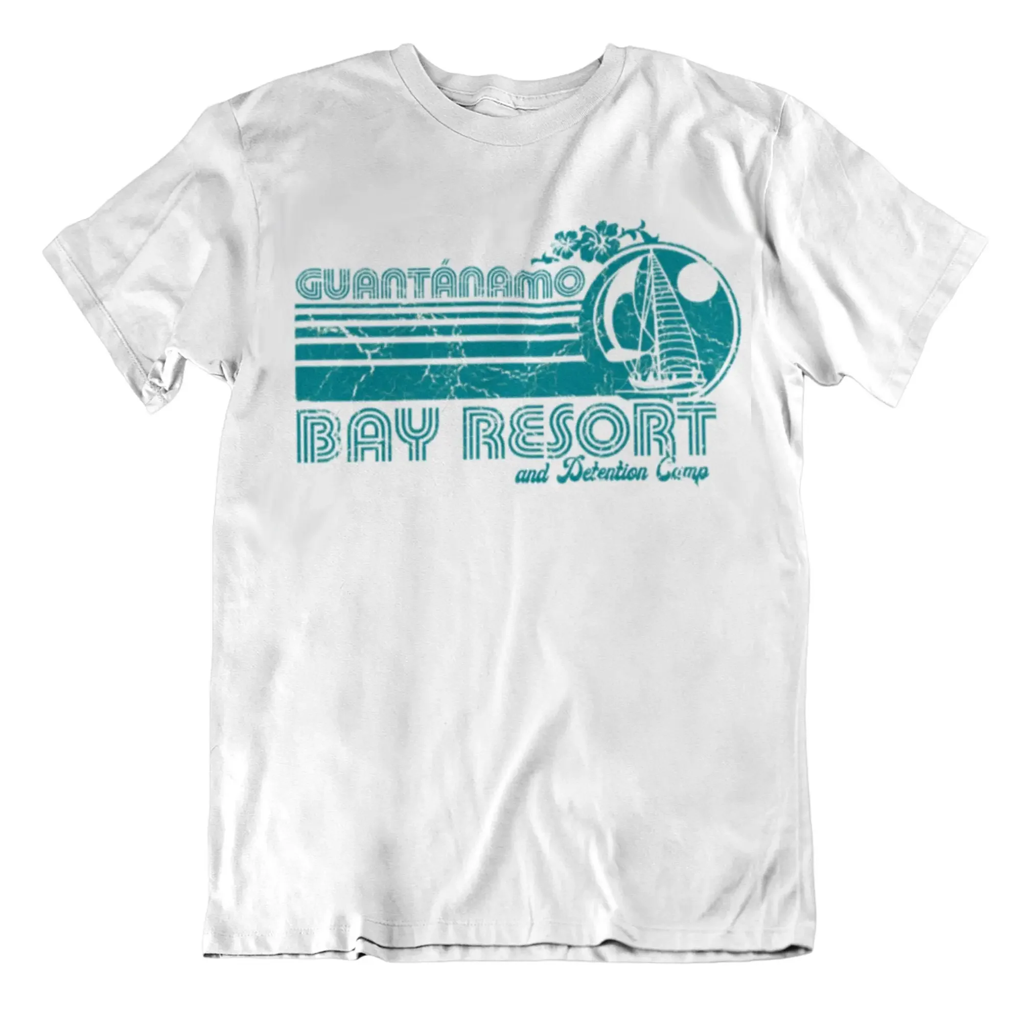 Guantanamo Bay Resort T Shirt Funny Mens s Novelty